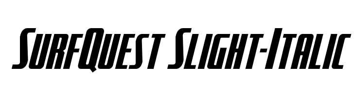 SurfQuest Slight-Italic  नि: शुल्क फ़ॉन्ट्स डाउनलोड
