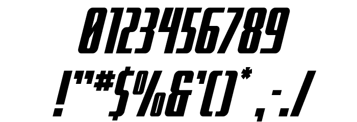 SurfQuest Slight-Italic Font OTHER CHARS