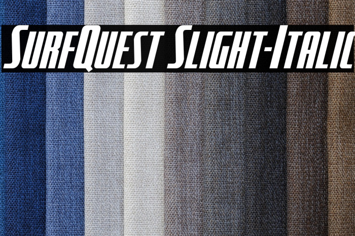 SurfQuest Slight-Italic Example 2