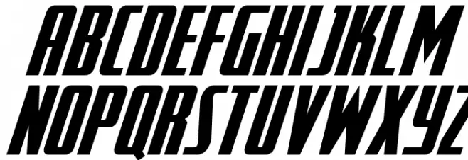 SurfQuest Spaced Semi-Italic Polices MAJUSCULES