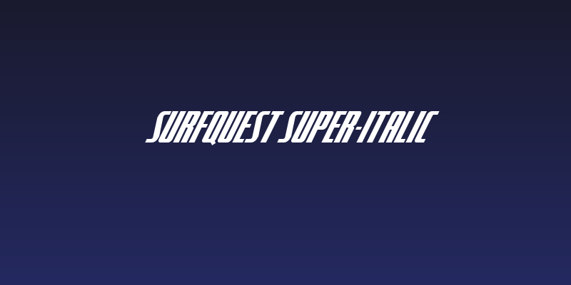 SurfQuest Super-Italic Social Header