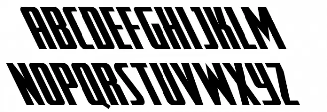 SurfQuest Super-Leftalic フォント 小文字