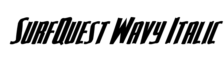 SurfQuest Wavy Italic  नि: शुल्क फ़ॉन्ट्स डाउनलोड