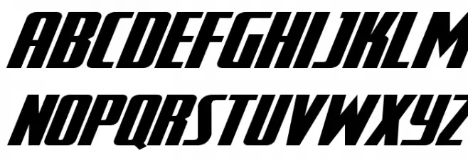 SurfQuest Wide Italic Fuentes MAYÚSCULAS