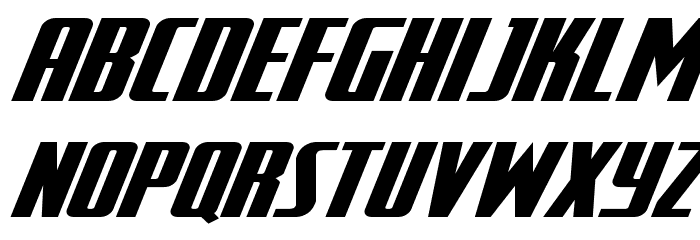 SurfQuest Wide Italic Font LOWERCASE