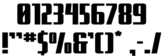 SurfQuest Wide Font OTHER CHARS