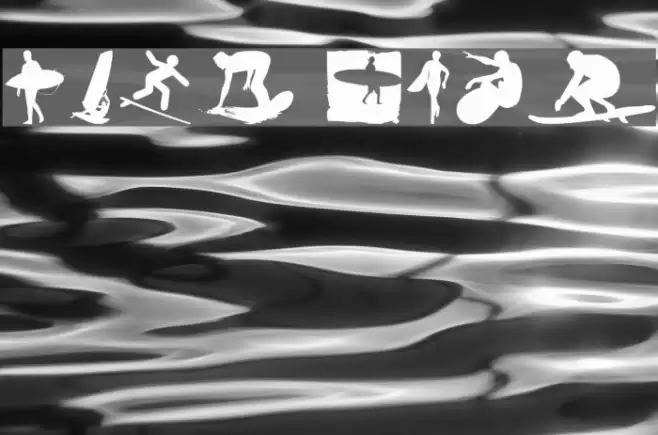 Surf Font examples