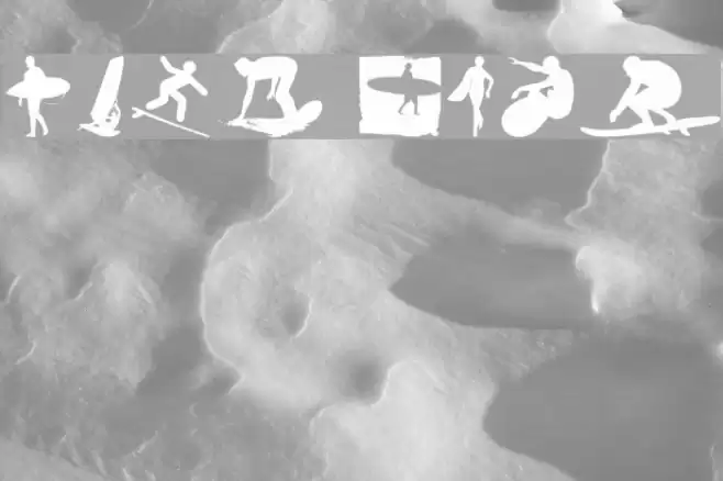 Surf Font examples