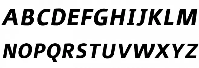Surface Bold Italic Polices MAJUSCULES