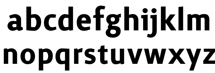Surface Bold Font LOWERCASE
