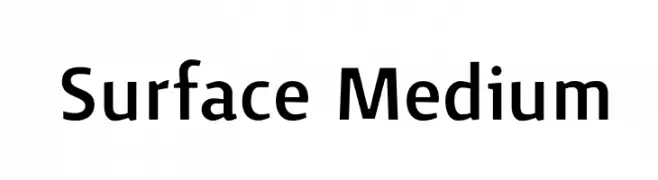 Surface Medium  Frei Schriftart Herunterladen