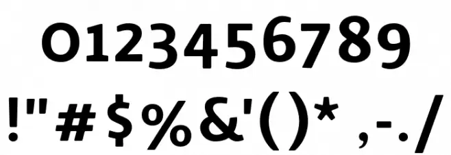 Surface-Medium Font OTHER CHARS