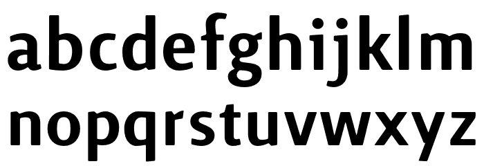 Surface-Medium Font LOWERCASE
