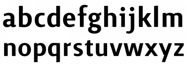 Surface-Medium Font LOWERCASE
