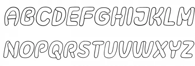 Surfaces 3D Lighten Italic 字体 大写