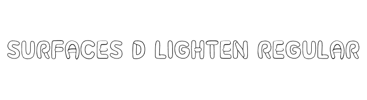 Surfaces 3D Lighten Regular Polices