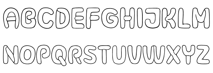 Surfaces 3D Lighten Regular Font LOWERCASE