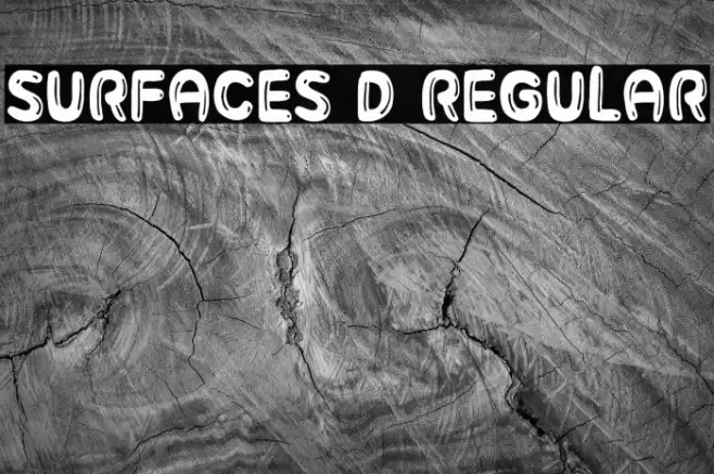 Surfaces 3D Regular Fonte examples