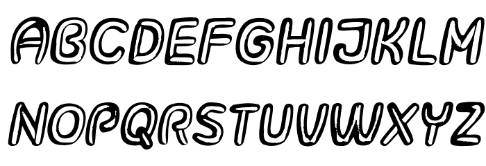 Surfaces 3D Rough Italic Font OTHER CHARS