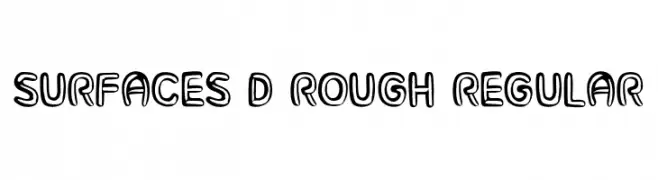 Surfaces 3D Rough Regular  تنزيل الخطوط