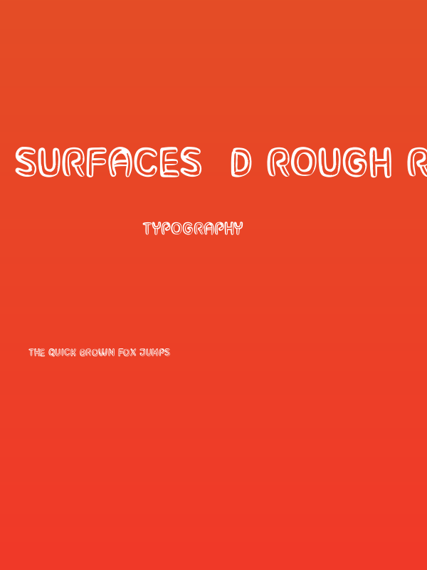 Surfaces 3D Rough Regular Poster