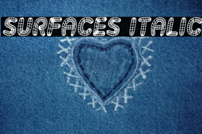 Surfaces Italic Example 1