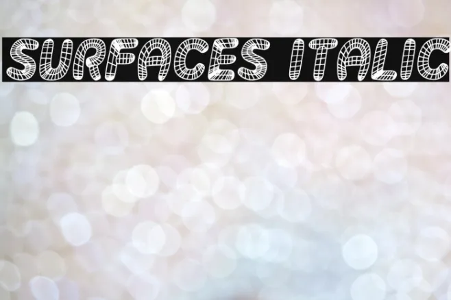 Surfaces Italic Example 2