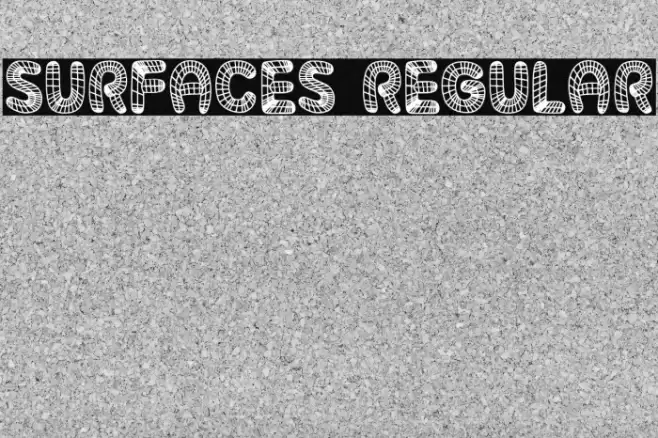 Surfaces Regular Шрифта examples