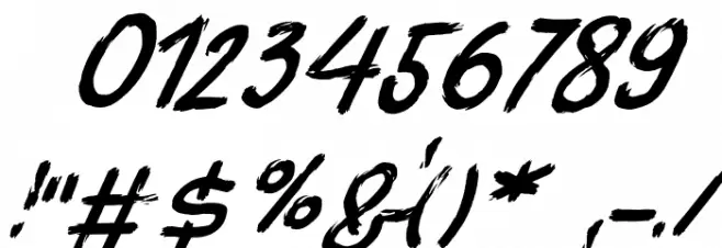 Surfbars Font OTHER CHARS