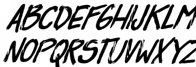 Surfbars Schriftart Groß