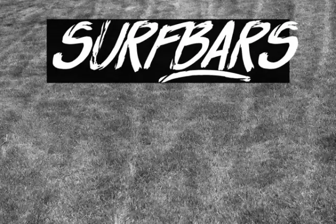 Surfbars Font examples
