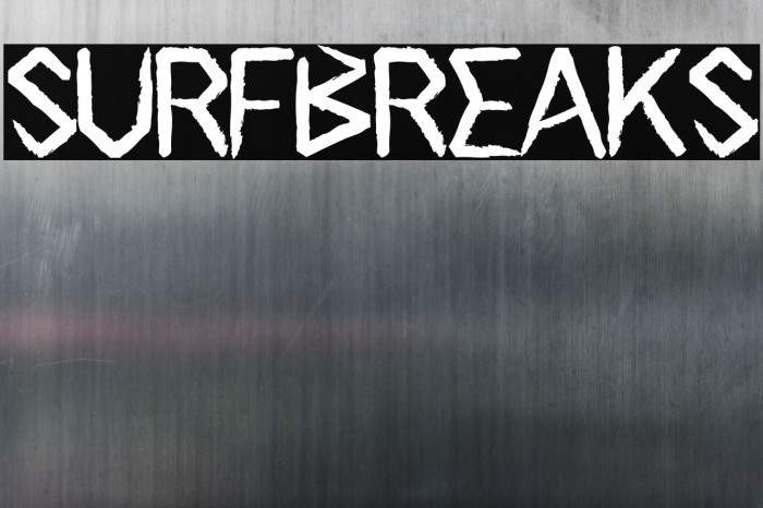 Surfbreaks Font examples