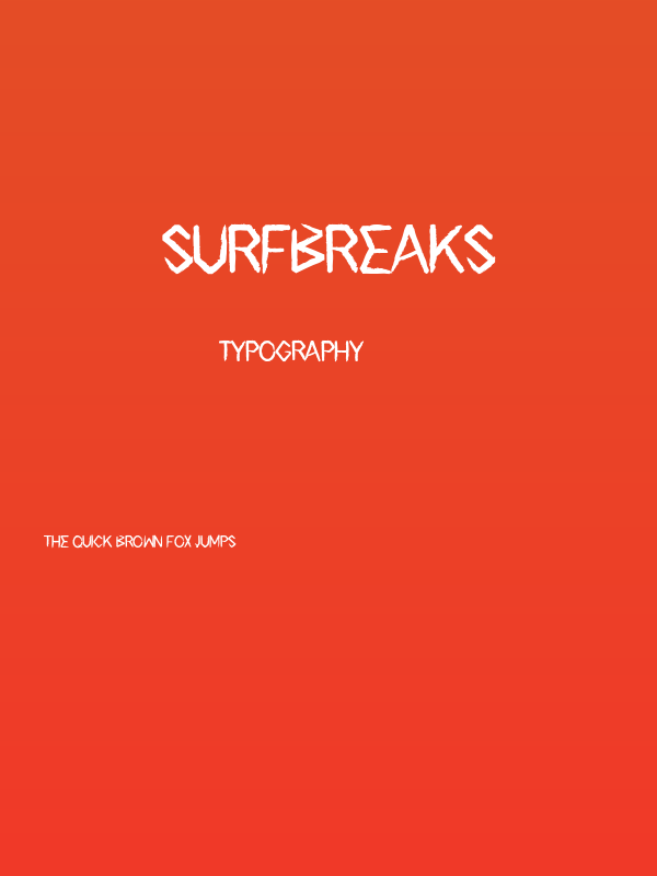 Surfbreaks Poster