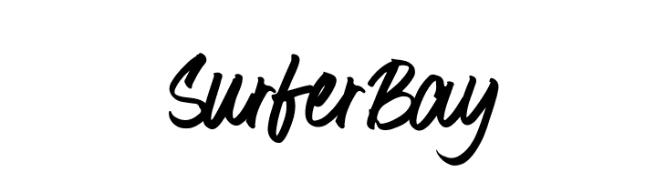 Surfer Bay  フリーフォントのダウンロード