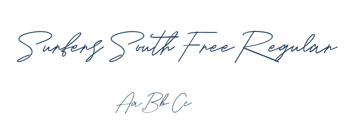 Surfers South Free Regular Font Preview