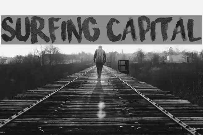 Surfing Capital Font examples