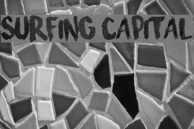 Surfing Capital Font examples