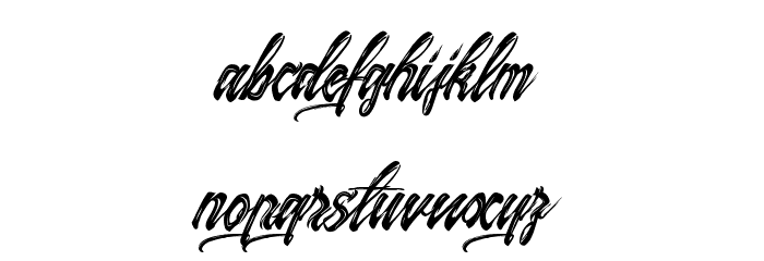 Surfing & Kiteboarding Font LOWERCASE
