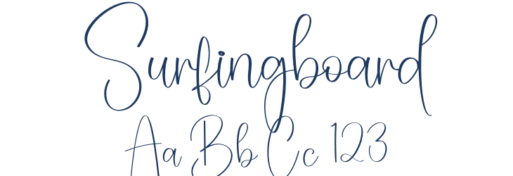 Surfingboard Font Preview