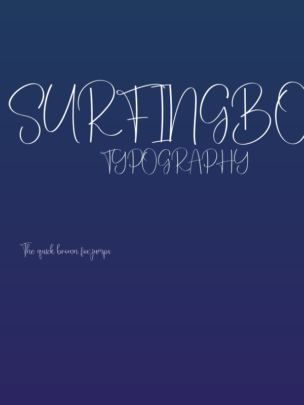 Surfingboard Poster