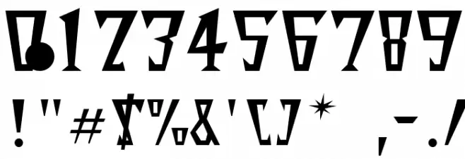 Surfinta Mars Font OTHER CHARS