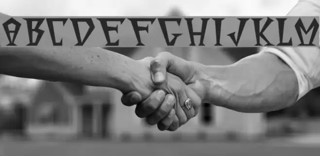 Surfinta Mars Font examples