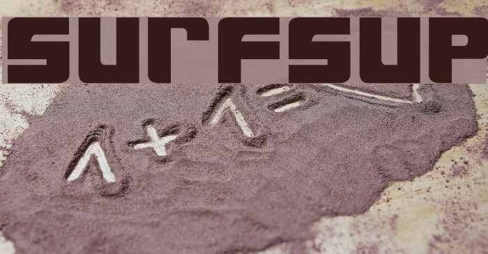 SurfsUp Font examples