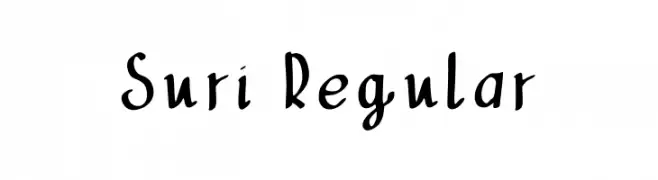 Suri Regular Font