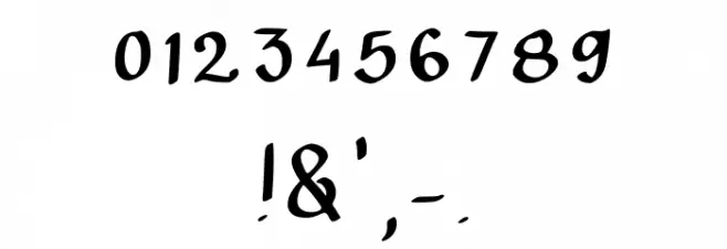 Suri Regular Font OTHER CHARS