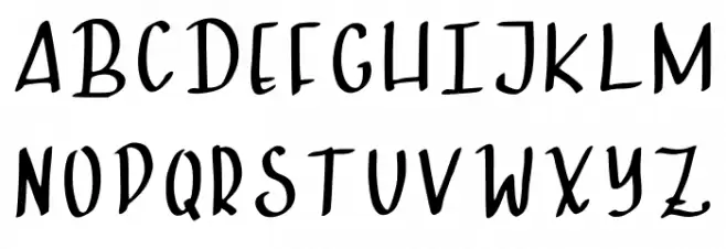 Suri Regular Font UPPERCASE