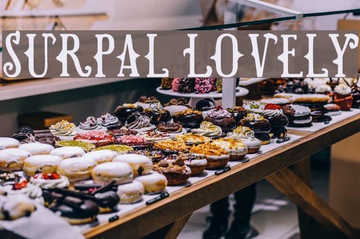 Surpal Lovely Font examples