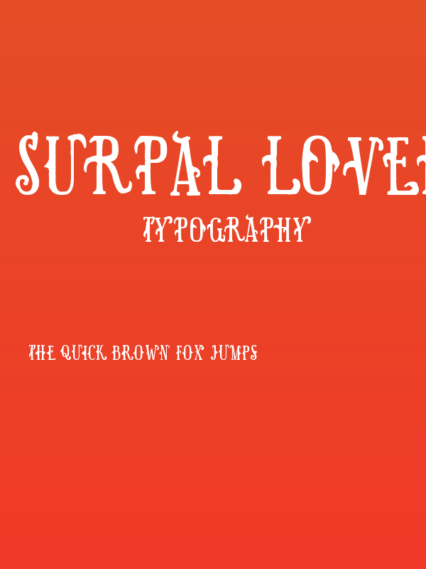 Surpal Lovely Poster