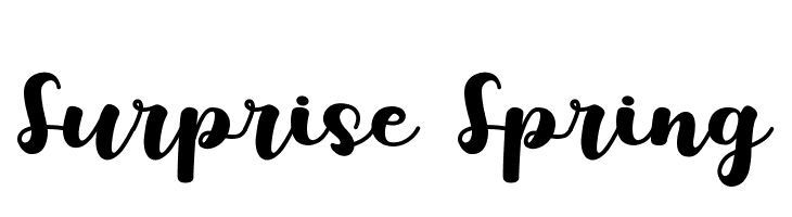 Surprise Spring  Descarca Fonturi Gratis