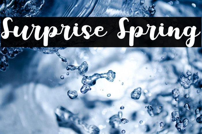 Surprise Spring Example 1